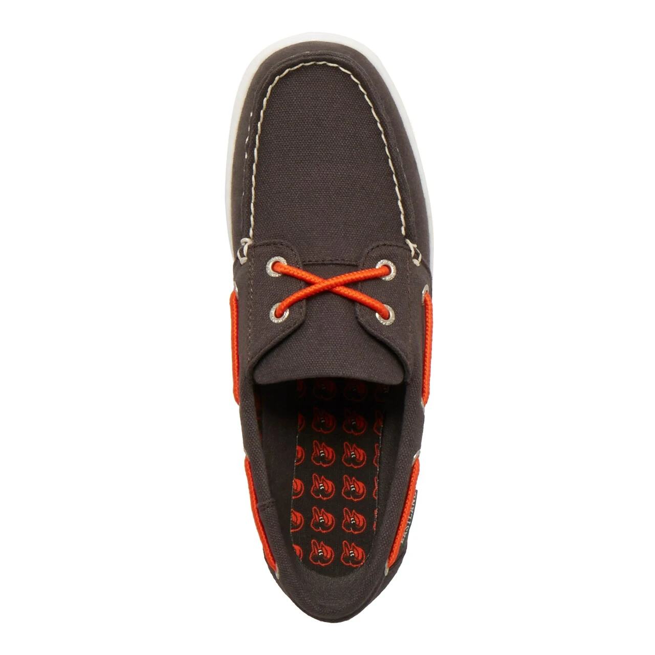 Women's Baltimore Orioles Eastland Black Solstice Boat Shoes - Image 3
