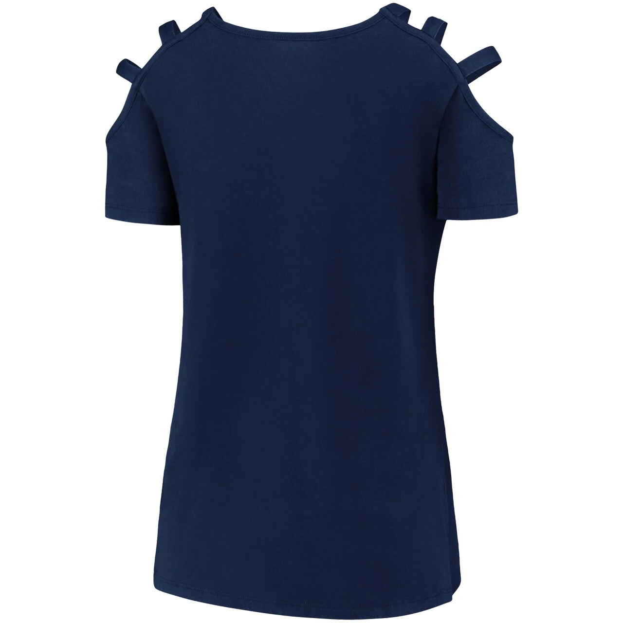 Women's Detroit Tigers Fanatics Branded Navy Three Strap Open Shoulder T-Shirt - Image 3