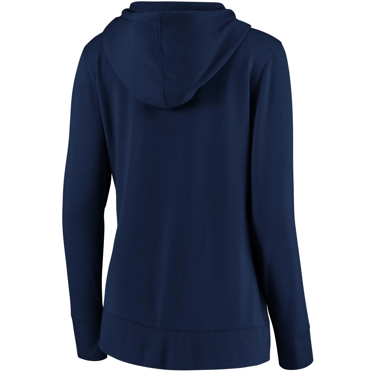 Women's Detroit Tigers Fanatics Branded Navy Tri-Blend Colorblock Pullover Hoodie - Image 3