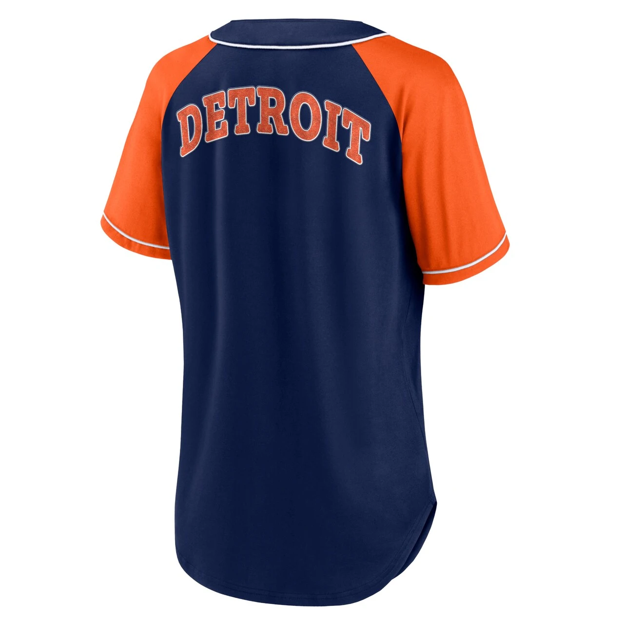 Women's Detroit Tigers Fanatics Branded Navy Ultimate Style Raglan V-Neck T-Shirt - Image 3