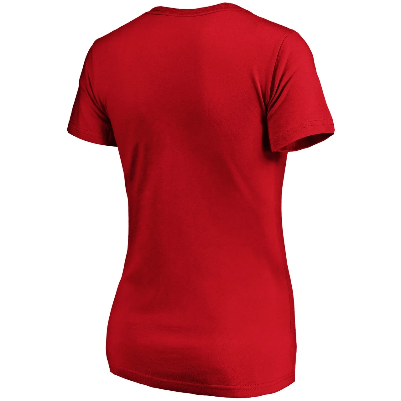 Women's Cincinnati Reds Fanatics Branded Red Victory Script V-Neck T-Shirt - Image 3