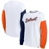 Women's Detroit Tigers Fanatics Branded White Series Pullover Sweatshirt