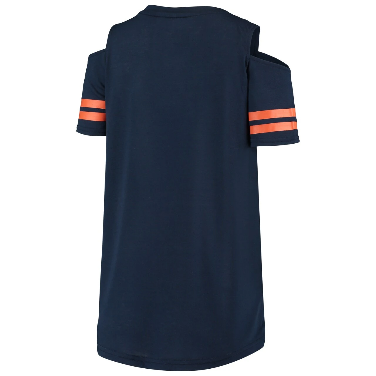 Women's Detroit Tigers G-III 4Her By Carl Banks Navy Extra Inning Cold Shoulder T-Shirt - Image 3