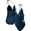 Women's Detroit Tigers G-III 4Her By Carl Banks Navy Full Count One-Piece Swimsuit