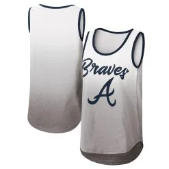 Women's Atlanta Braves G-III 4Her By Carl Banks White Logo Opening Day Tank Top