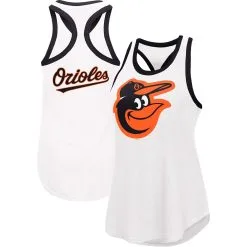 Women's Baltimore Orioles G-III 4Her By Carl Banks White Tater Tank Top