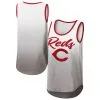 Women's Cincinnati Reds G-III 4Her By Carl Banks White Logo Opening Day Tank Top