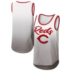 Women's Cincinnati Reds G-III 4Her By Carl Banks White Logo Opening Day Tank Top