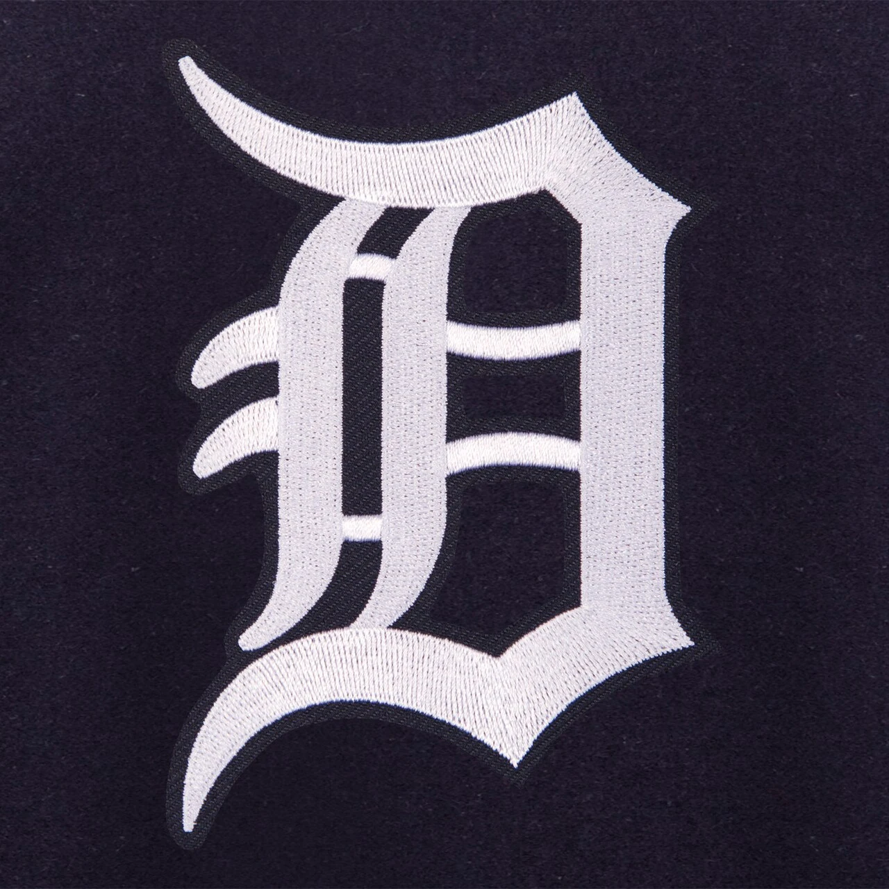 Women's Detroit Tigers JH Design Navy Embroidered Logo All-Wool Jacket - Image 2