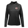 Women's Cincinnati Reds Levelwear Black Lena Pullover Top