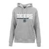Women's Detroit Tigers Levelwear Heather Gray Adorn Fleece Pullover Hoodie