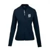 Women's Detroit Tigers Levelwear Navy Ezra Full-Zip Jacket