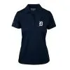 Women's Detroit Tigers Levelwear Navy Lotus Polo