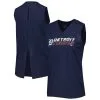 Women's Detroit Tigers Levelwear Navy Paisley Chase V-Neck Tank Top