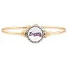 Luca & Danni Women's Atlanta Braves Luca + Danni Gold Bangle Bracelet