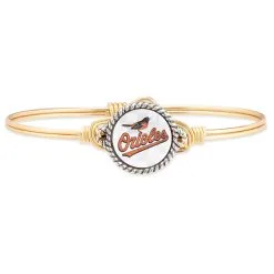 Luca & Danni Women's Baltimore Orioles Luca + Danni Gold Bangle Bracelet