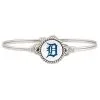 Luca & Danni Women's Detroit Tigers Luca + Danni Silver Petite Bangle Bracelet