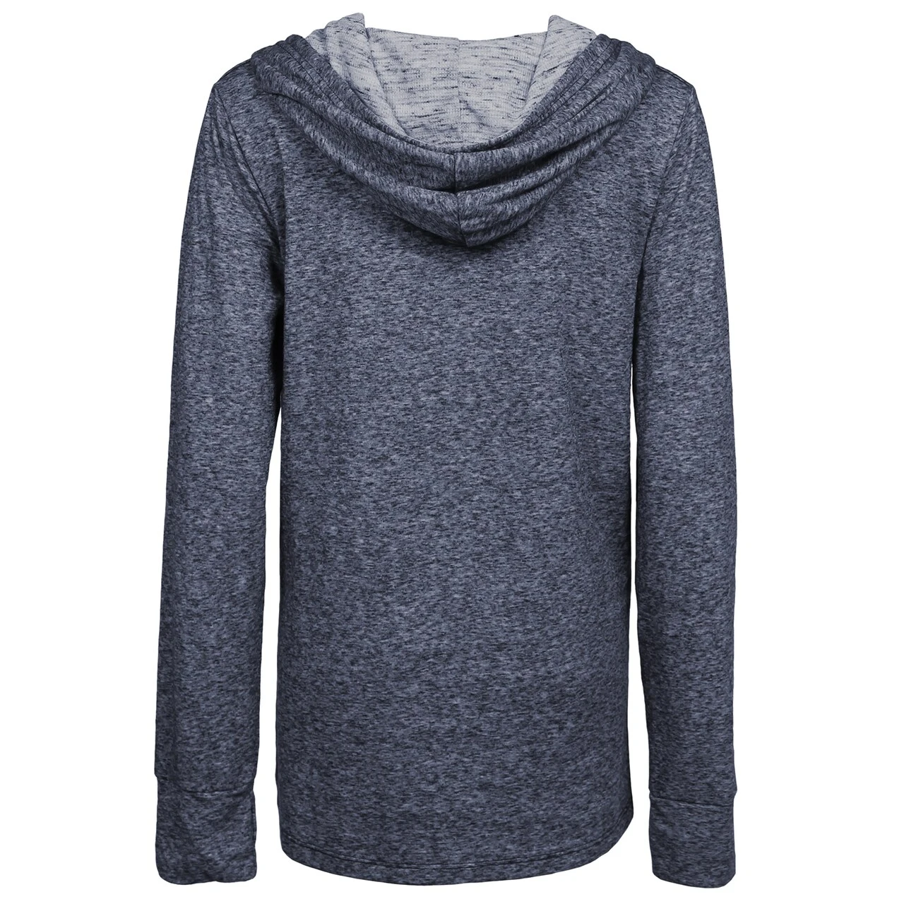 Women's Atlanta Braves Majestic Threads Navy 2022 Gold Program Wordmark Pullover Hoodie - Image 3