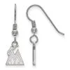 LogoArt Women's Miami Marlins Sterling Silver Extra-Small Dangle Earrings