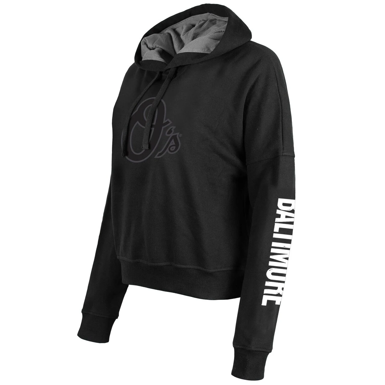 Women's Baltimore Orioles New Era Black 2023 City Connect Pullover Hoodie - Image 2