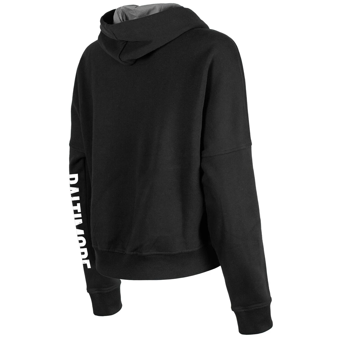 Women's Baltimore Orioles New Era Black 2023 City Connect Pullover Hoodie - Image 3