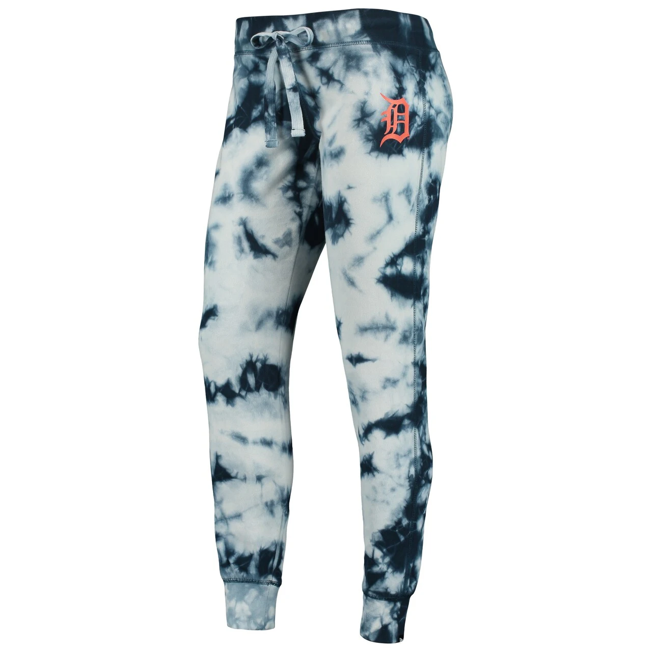 Women's Detroit Tigers New Era Navy Tie-Dye Jogger Pants - Image 2