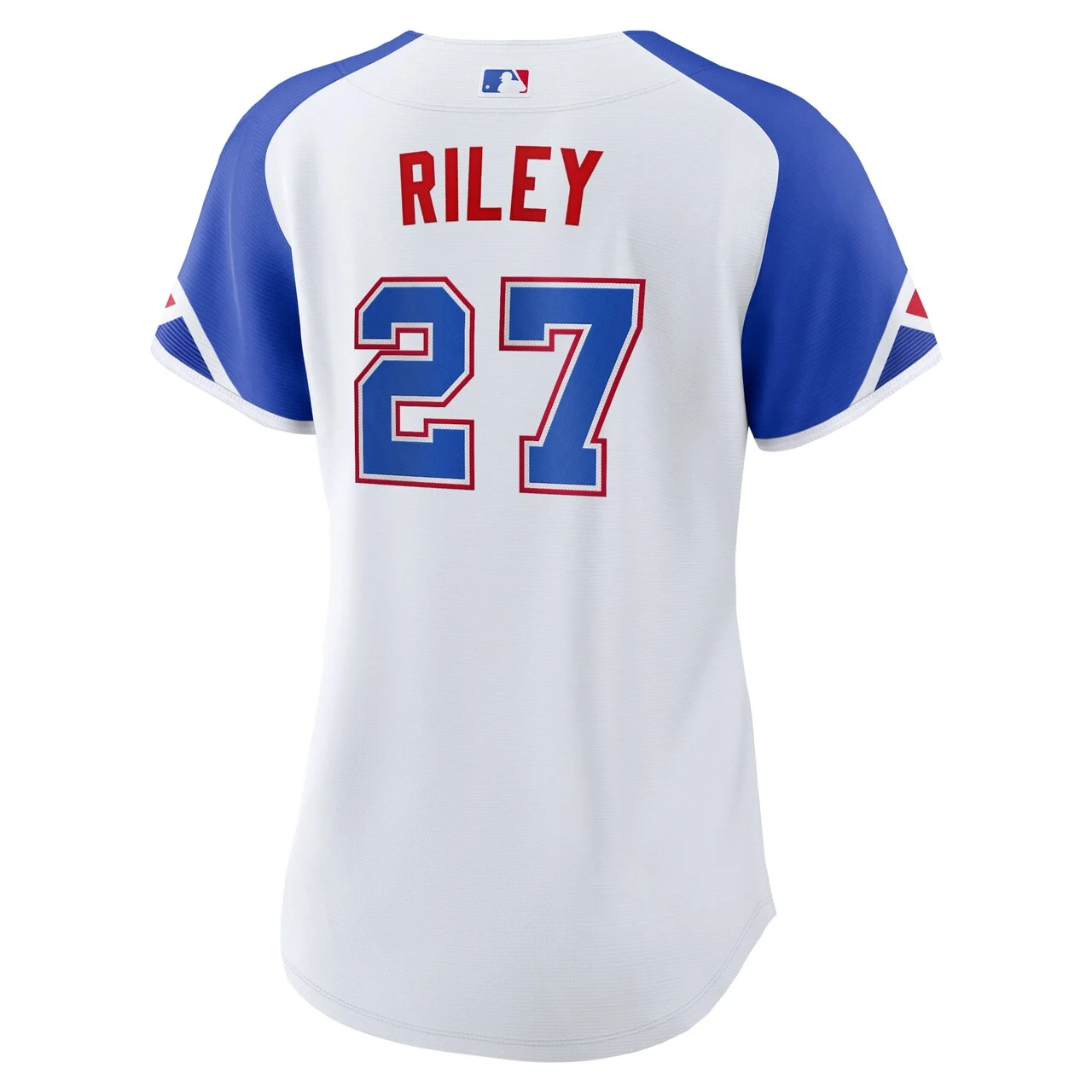 Women's Atlanta Braves Austin Riley Nike White 2023 City Connect Replica Player Jersey - Image 3