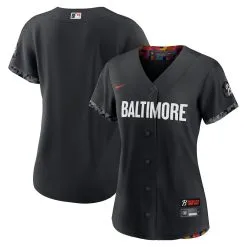 Women's Baltimore Orioles Nike Black 2023 City Connect Replica Jersey