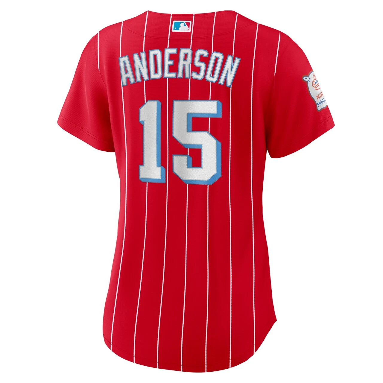 Women's Miami Marlins Brian Anderson Nike Red City Connect Replica Player Jersey - Image 3