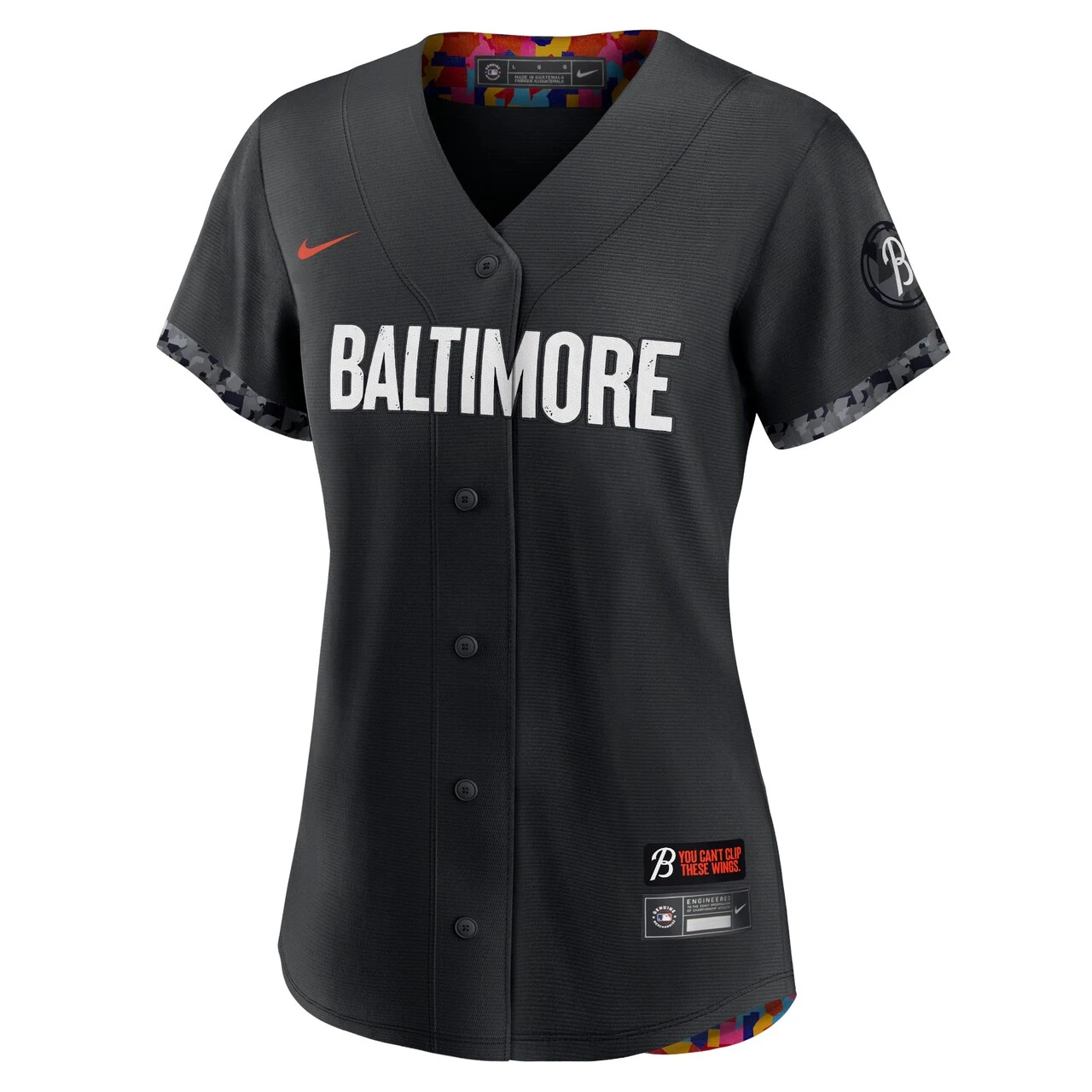 Women's Baltimore Orioles Cedric Mullins Nike Black 2023 City Connect Replica Player Jersey - Image 2