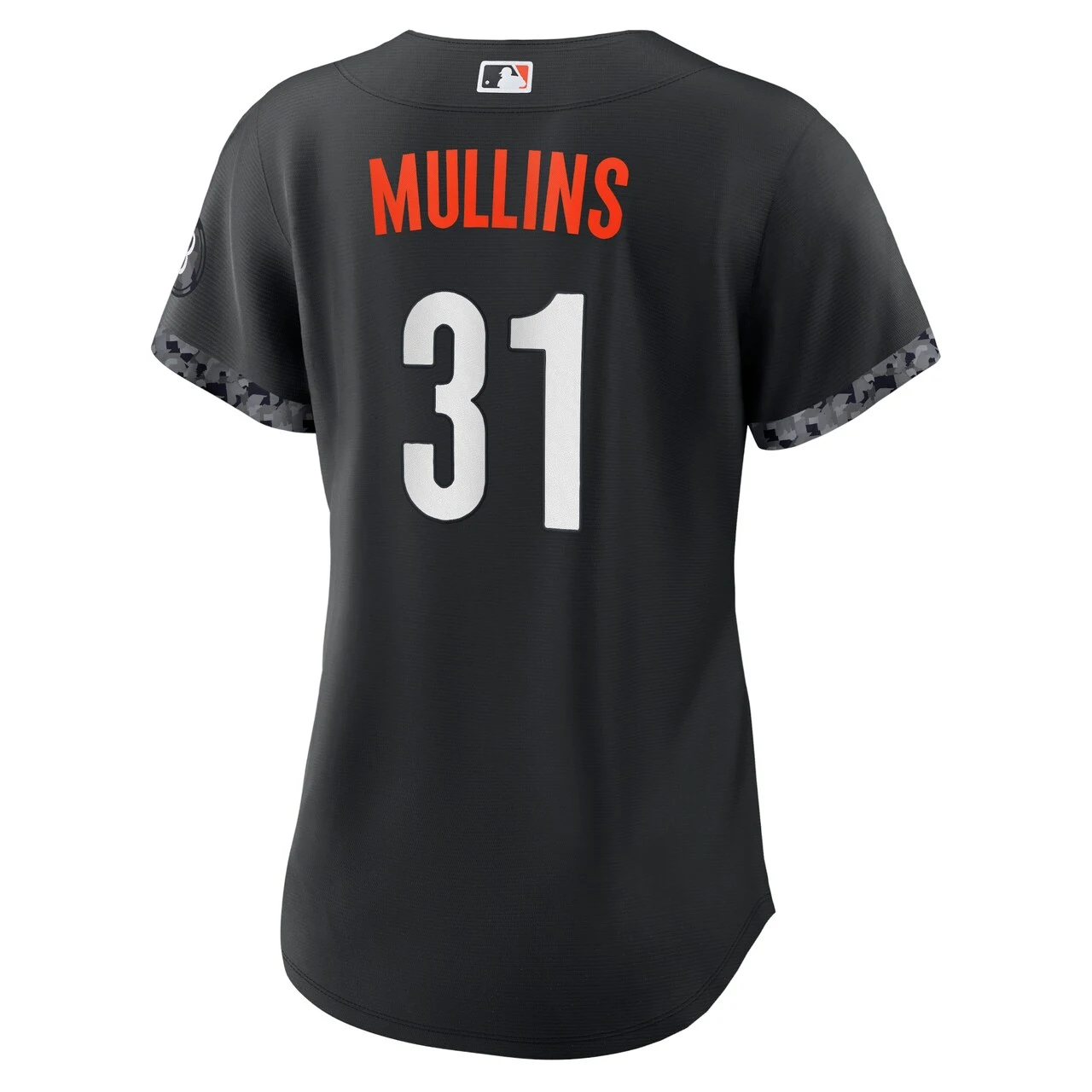 Women's Baltimore Orioles Cedric Mullins Nike Black 2023 City Connect Replica Player Jersey - Image 3
