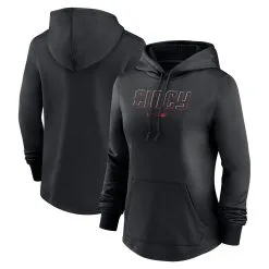 Women's Cincinnati Reds Nike 2023 City Connect Pregame Performance Pullover Hoodie