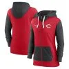 Women's Cincinnati Reds Nike Red Full-Zip Hoodie