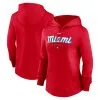 Women's Miami Marlins Nike Red City Connect Pregame Performance Pullover Hoodie