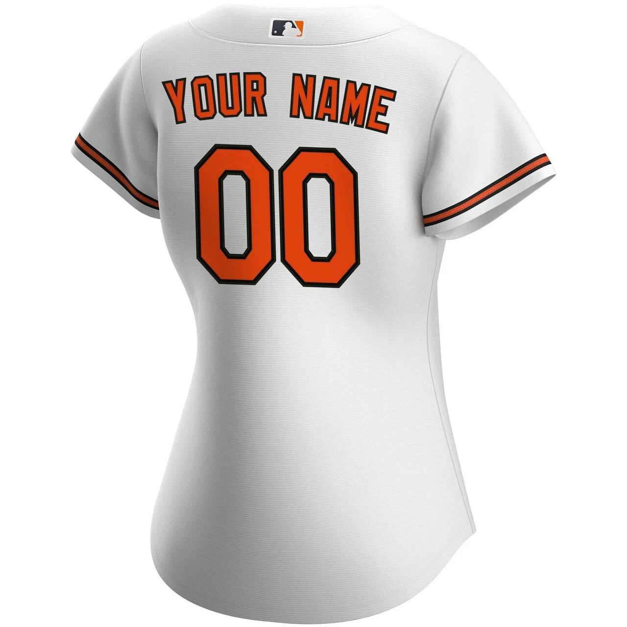 Women's Baltimore Orioles Nike White Home Replica Custom Jersey - Image 3