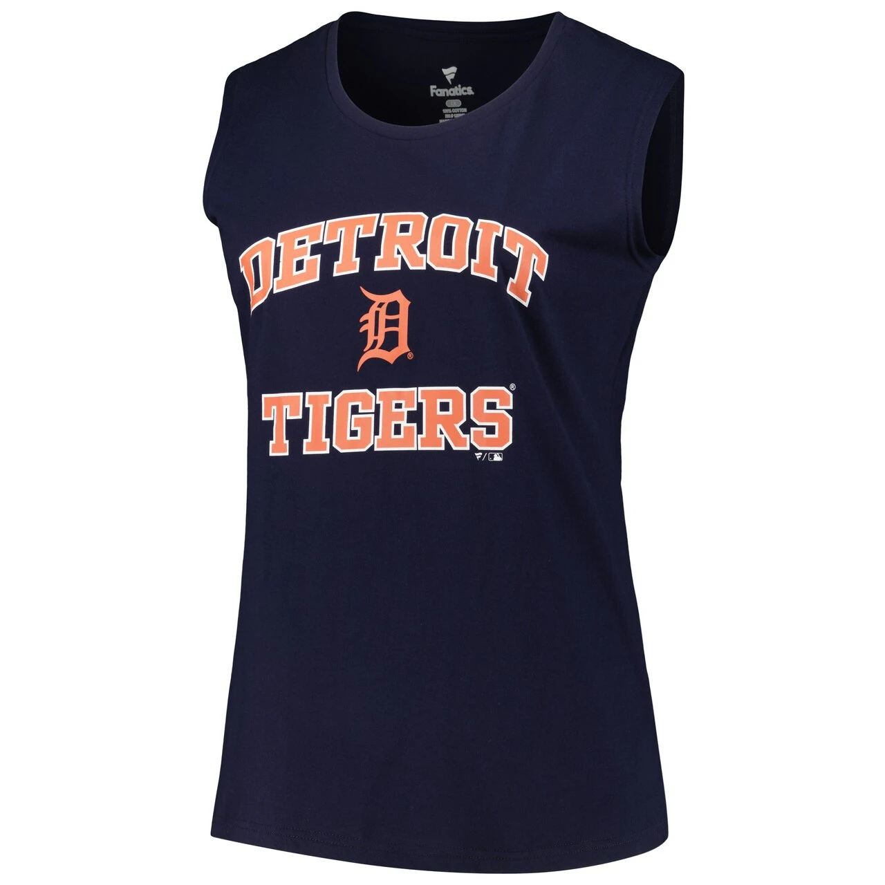 Women's Detroit Tigers Profile Navy Plus Size Tank Top - Image 2