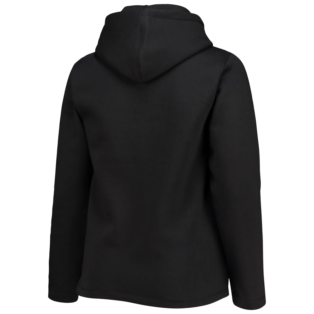 Women's Baltimore Orioles Soft As A Grape Black Plus Size Side Split Pullover Hoodie - Image 3