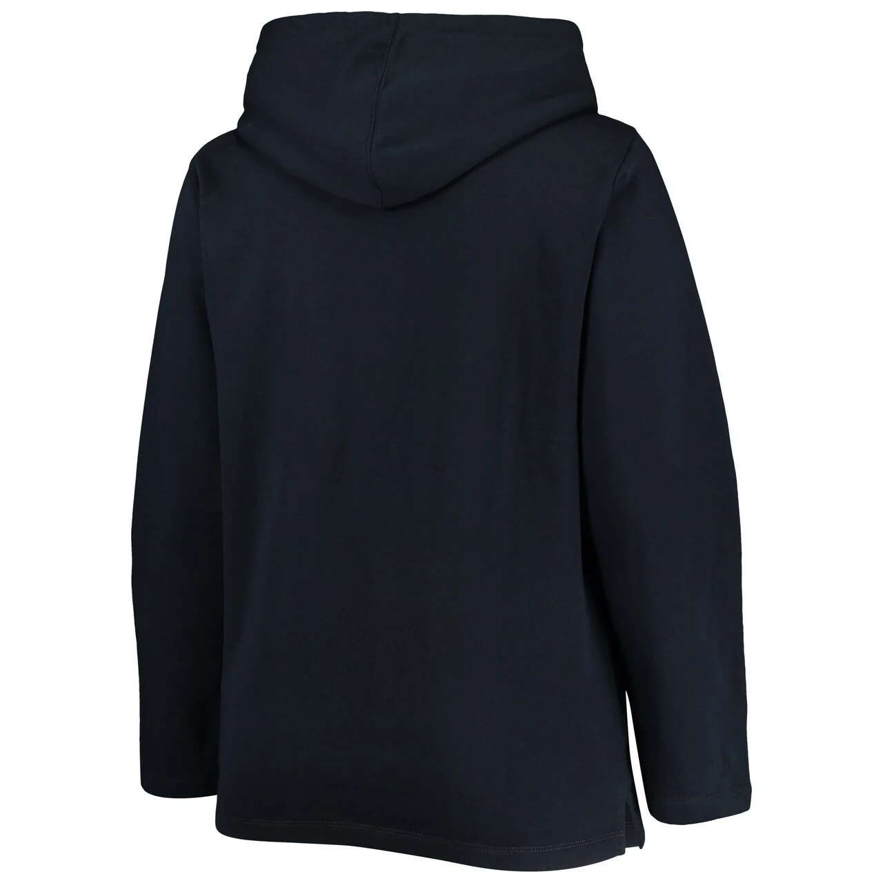 Women's Detroit Tigers Soft As A Grape Navy Plus Size Side Split Pullover Hoodie - Image 3