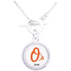 Swarovski Crystal Women's Baltimore Orioles Swarovski Team Logo Necklace
