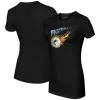 Women's Miami Marlins Tiny Turnip Black Fastball T-Shirt