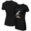 Women's Miami Marlins Tiny Turnip Black TT Rex T-Shirt