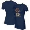 Women's Detroit Tigers Tiny Turnip Navy Dirt Ball T-Shirt