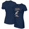 Women's Detroit Tigers Tiny Turnip Navy TT Rex T-Shirt