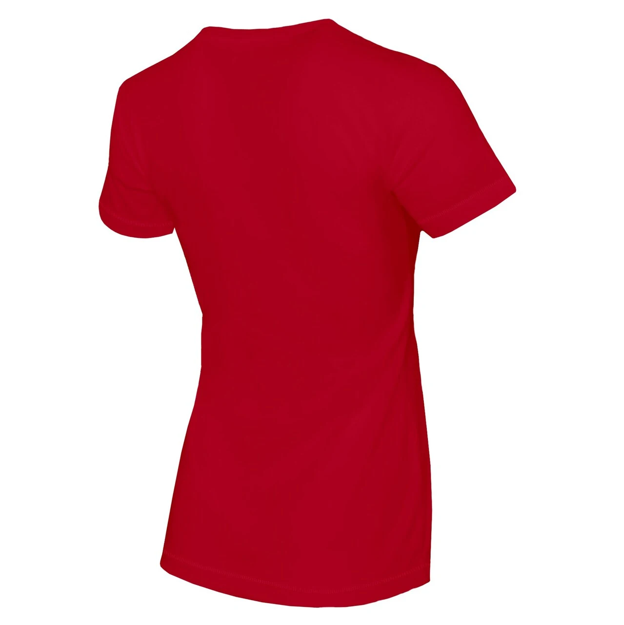 Women's Cincinnati Reds Tiny Turnip Red Base Stripe T-Shirt - Image 3