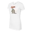 Women's Baltimore Orioles Tiny Turnip White Stega T-Shirt