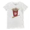 Women's Cincinnati Reds Tiny Turnip White Hot Bats T-Shirt