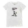 Women's Detroit Tigers Tiny Turnip White Caleb The Catcher T-Shirt