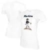 Women's Miami Marlins Tiny Turnip White Clemente T-Shirt