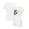 Women's Miami Marlins Tiny Turnip White Fastball T-Shirt