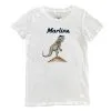 Women's Miami Marlins Tiny Turnip White TT Rex T-Shirt